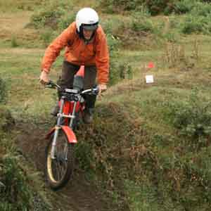 Classic Trials at Kainga, Richard Cripps. Honda TLR200